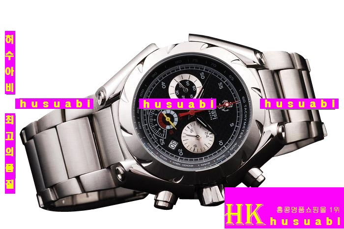  ð Ferrari αǰð Replica Ferrari Men Black Dail Stainless Steel Watchband Japanese Quartz Movement .YC001-7