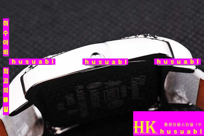 ĵ ڽð Replica Chopard Japanese Quartz MOVEMENT Polished Case Diamond Bezel White leather Bracelet Women. sa-13
