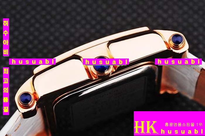 ĵ ڽð Replica Chopard Japanese Quartz MOVEMENT 18k Yellow gold Case Bezel Crown White Bracelet Women. sa-3